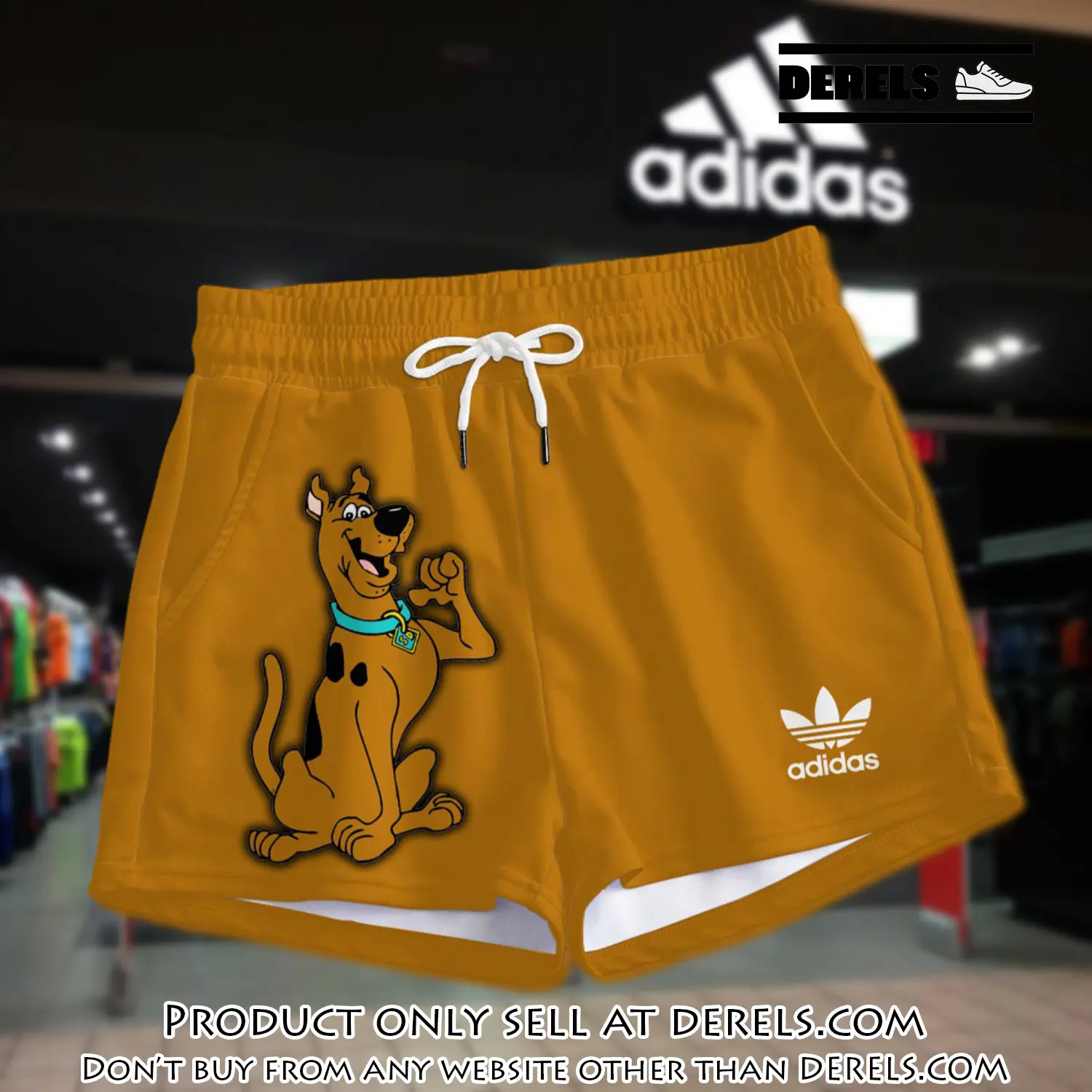 Premium scoobydoo in adidas women shorts lady beach shorts wms1075 dr3459886